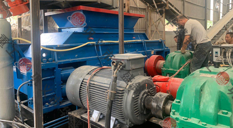 石頭制砂機安裝現場