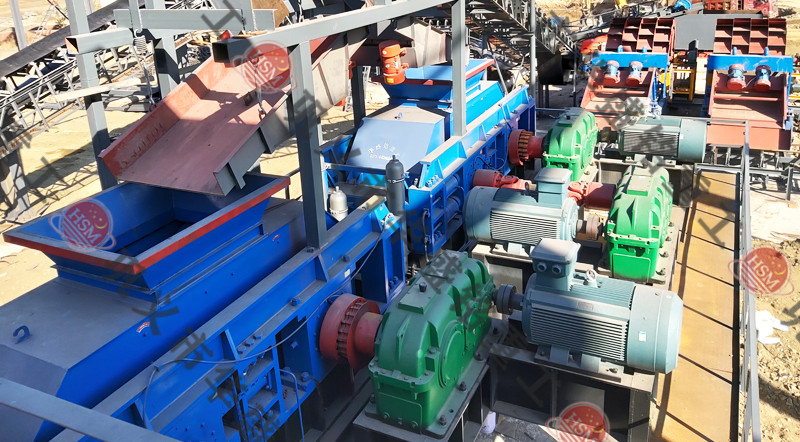 風(fēng)化砂制砂機(jī)案例現(xiàn)場(chǎng)